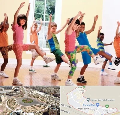 کلاس ایروبیک کودکان در پرند
