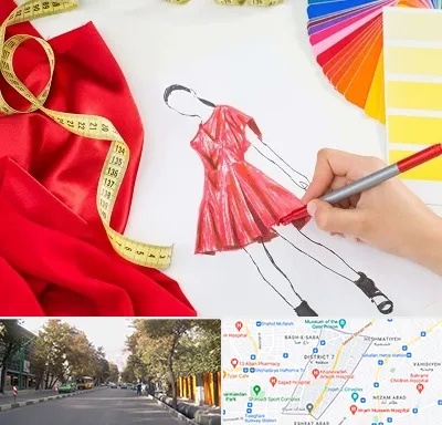 کلاس طراحی لباس در شریعتی 