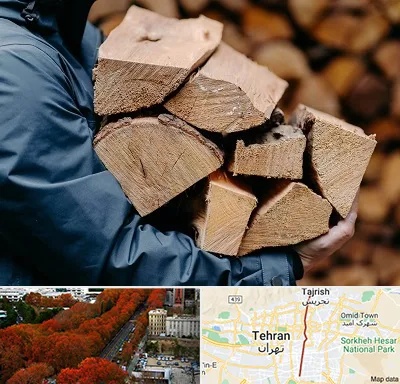 متریال چوبی در ولیعصر 