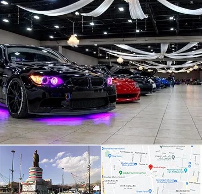 نمایشگاه ماشین خارجی در کارگر جنوبی 
