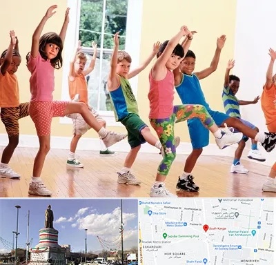 کلاس ایروبیک کودکان در کارگر جنوبی 