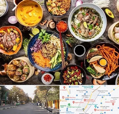 آموزشگاه غذا های بین المللی در شریعتی 