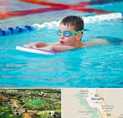 کلاس شنا برای کودکان در بروجرد