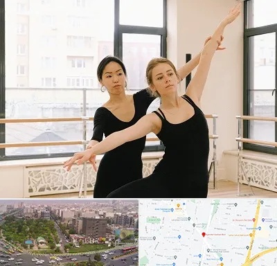 کلاس رقص خصوصی در آیت الله کاشانی 